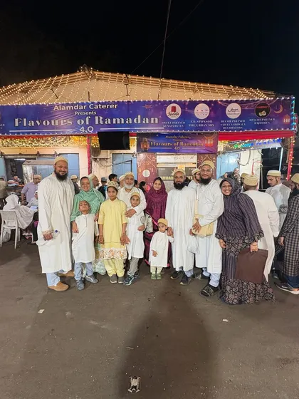 A beautiful family portrait at our festival. We are grateful for every family that chooses to dine with us during the holy month.