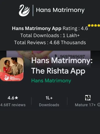 With over 1 lakh downloads and a 4.6 star rating, our Rishta App is a trusted tool for thousands of families. This reflects our commitment to providing a reliable and effective platform.