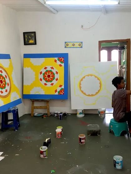 Artstore65 - Lippan Art Our Handmade Process photo 6