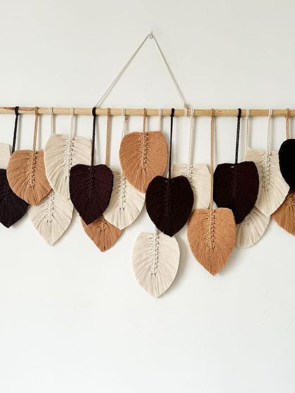 Shikha Agarwal - Custom Macrame & Crochet Home Decor Large Statement Wall Hangings photo 40