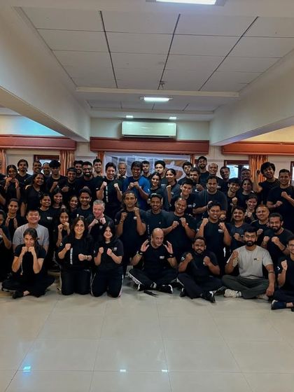 Participants of a 16-hour Practitioner and Graduate Camp led by KMG Expert Ilya Dunsky in Mumbai. These intensive camps are crucial for advanced skill development.