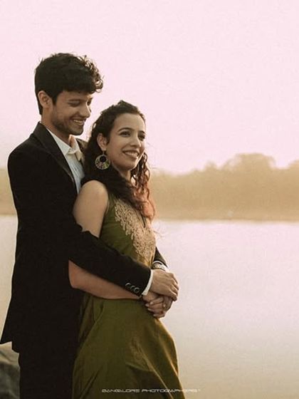 Bangalore Photographers - Pre-Wedding & Couple Photoshoots Earthy Elegance: Lakeside & Nature Shoots photo 8