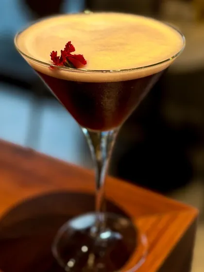 Experience a unique twist with my 'Not an Espresso Martini', a creative mocktail that plays with savory and sweet flavors.