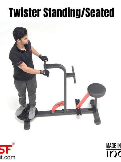 A user on the standing twister.