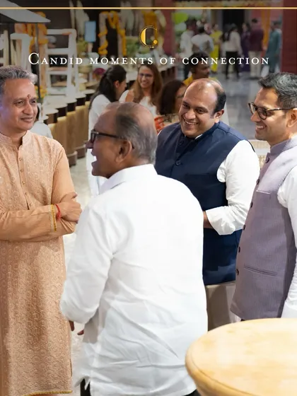 Candid moments of connection between guests at one of our events. Our goal is to create an atmosphere where people can connect and celebrate over delicious food.