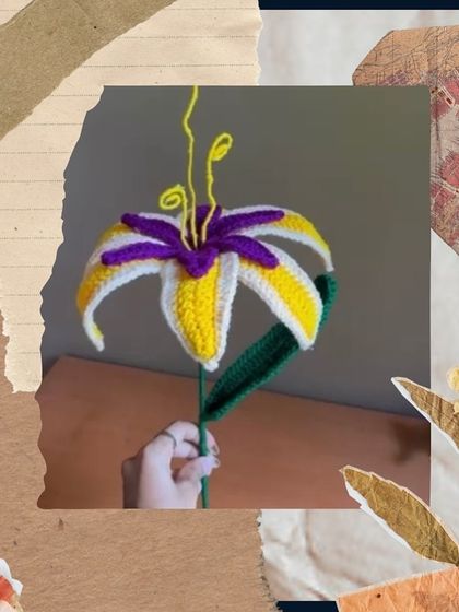 A creative edit featuring our 'Tangled' inspired flower. We love how this collage style gives it a scrapbook, memory-like feel.