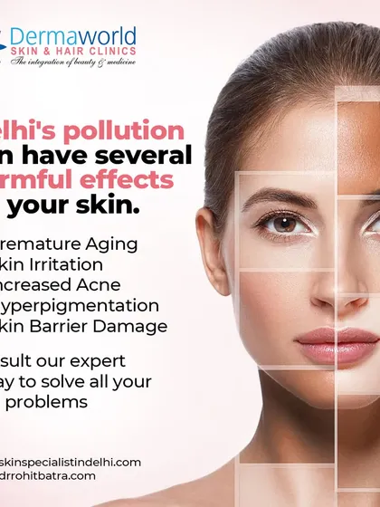 Delhi's pollution can have several harmful effects on your skin, including premature aging, irritation, and hyperpigmentation. Consulting an expert can help you create a routine to combat these effects and protect your skin barrier.