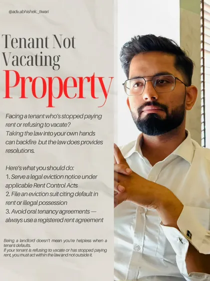 Dealing with a tenant who refuses to vacate or has stopped paying rent can be frustrating for a landlord. The law provides clear steps for eviction, starting with a legal eviction notice. I outline the correct legal procedure to follow and explain why a registered rent agreement is your best protection.