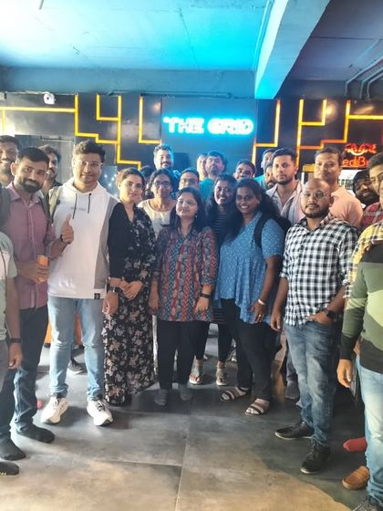The team from Venture Count LLP enjoying their corporate outing at The Grid. We provide the perfect space for colleagues to connect and have a great time together.