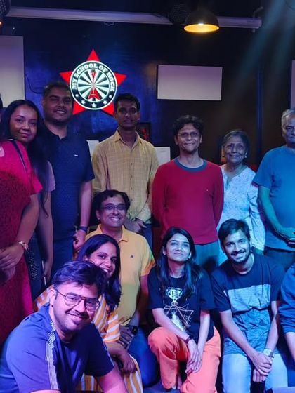 A snapshot of the attendees at Open Mic Challenge 73, a testament to the growing community of artists and art lovers.