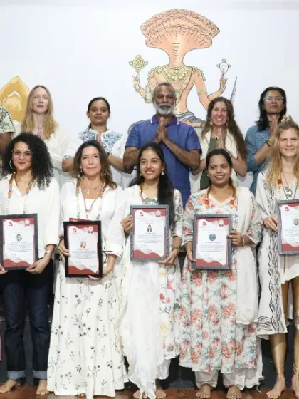 Graduates from our 300 and 500-hour advanced teacher training courses, who have deepened their knowledge and skills.