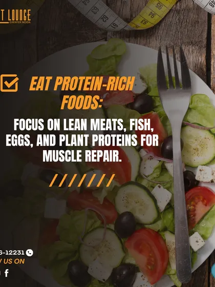 Tip 3: Eat protein-rich foods. Focus on lean meats, fish, eggs, and plant-based proteins to help your muscles repair and grow.