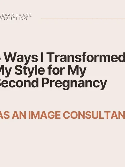 My second pregnancy was a complete style transformation. I learned how to stay true to myself, and now I teach other moms-to-be the exact same principles.
