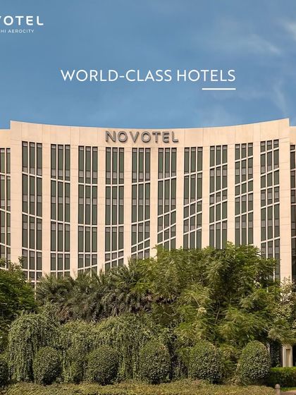 The impressive facade of Novotel stands as a beacon of world-class hospitality. Surrounded by lush greenery, it promises a stay that is both grand and grounding.