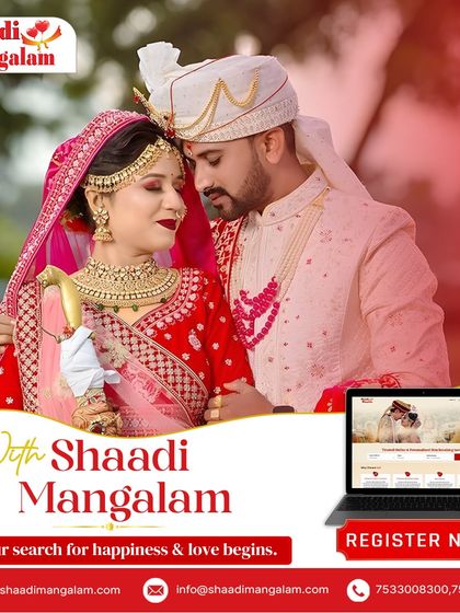 With Shaadi Mangalam, your search for happiness and love begins. We are committed to helping you find a partner who brings joy and companionship to your life.