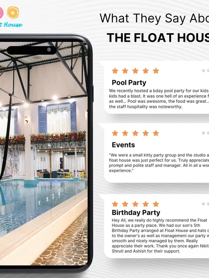 Our guests say it best. I’m proud to share feedback from happy clients who have hosted everything from kids' birthday parties to intimate events, highlighting our great food, amazing pool, and helpful staff.