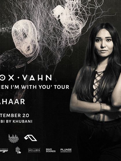 My individual poster for the Nox Vahn 'When I'm With You' tour. A special night at Habibi by Khubani.