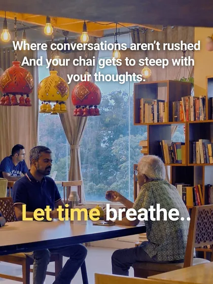 In a world that’s always rushing, I wanted to create a space where time can breathe. Here, conversations aren't hurried, and your chai can steep with your thoughts. Settle in and stay awhile.