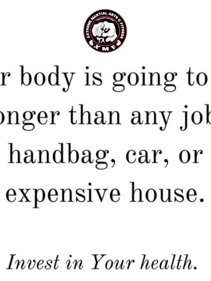 Your body is your most valuable asset. Investing in your health is the most important investment you will ever make.