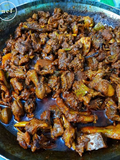 Another look at the NCF duck stir fry, showing the rich color and texture of the dish.