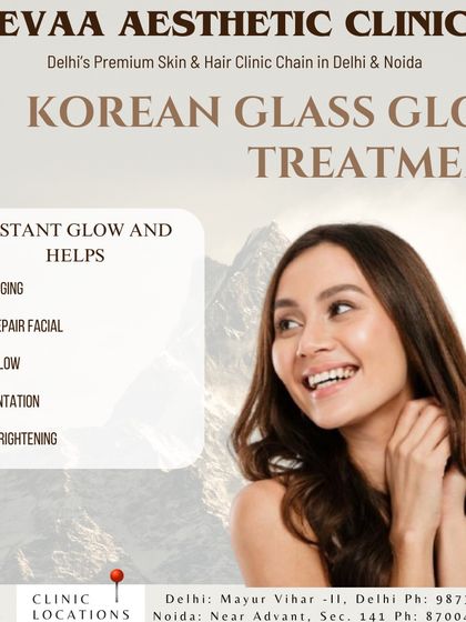 Explore the benefits of our Korean Glass Glow Treatment, which provides an instant glow while offering anti-aging, repair, and skin brightening effects.
