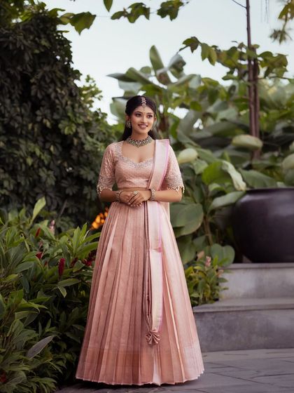 Maya Designer Studio - Custom Bridal & Occasion Wear Modern Half Sarees (Langa Voni) photo 31