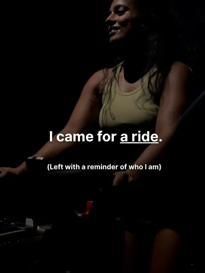 I came for a ride. I left with a reminder of who I am. This is more than just exercise.