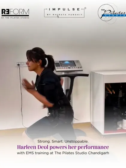 Cricketer Harleen Deol powers her performance with EMS. This training is key for building the lean muscle and explosive power needed in her sport.