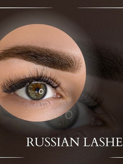If you love a full and dramatic look, my Russian Lashes are for you. This advanced technique creates incredible volume and a dark lash line for a truly show-stopping effect.