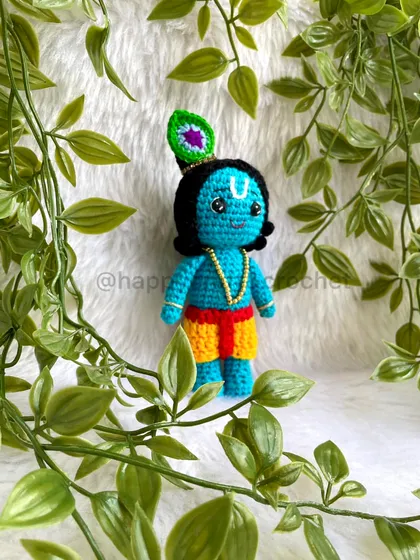 My little Krishna doll is one of my most loved creations. I put so much care into his details, from the peacock feather in his hair to his sweet expression. These divine figures make such a blessed and thoughtful gift for birthdays and special occasions.