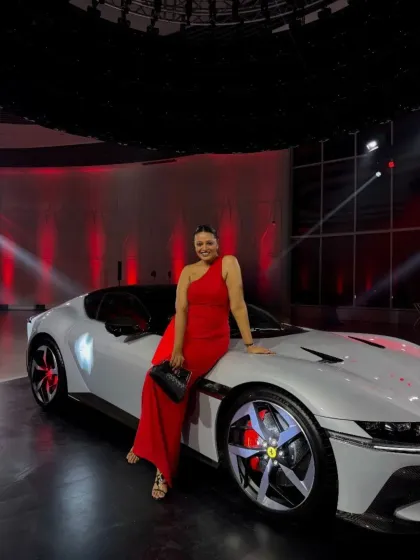 The launch of a new Ferrari is more than a car reveal; it's a cultural event. Dressed in red for the occasion, I collaborated with Ferrari New Delhi to capture the excitement around the 12Cilindri debut. This is how I align with luxury brands to create aspirational content.