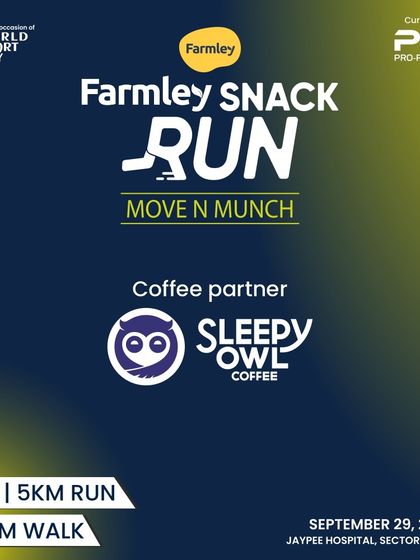 Sleepy Owl Coffee joins us as the Coffee Partner for the Farmley Snack Run.