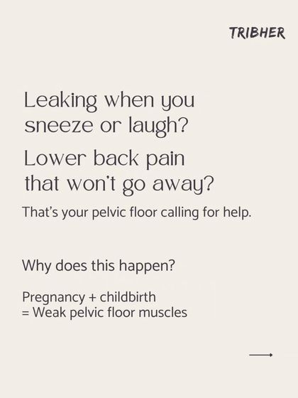 Leaking when you sneeze or laugh? Lower back pain that won't go away? These are signs your pelvic floor is calling for help. Pregnancy and childbirth weaken these muscles, but they can be retrained.
