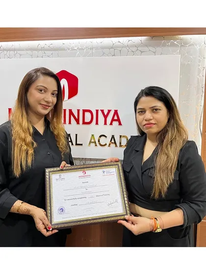A big congratulations to our graduate on her certification. We are excited to see her excel in the industry.