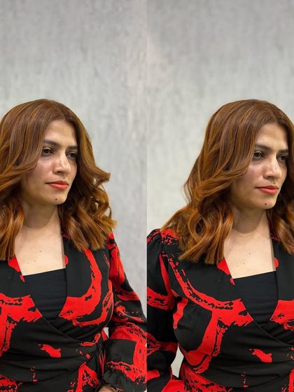 Embrace the fiery beauty of copper hair. This client looks stunning with her new warm, vibrant color.