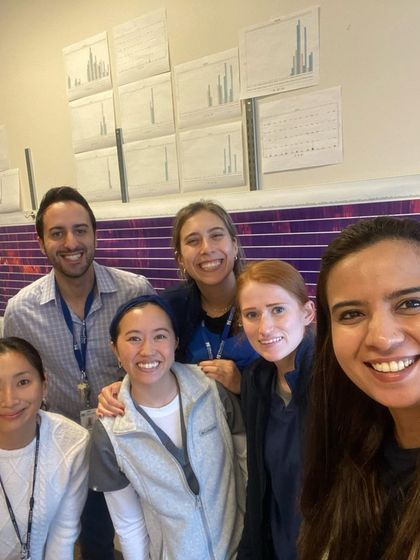 A selfie with the brilliant and dedicated research team at Dr. Harris's lab. The amount of intense, high-level research happening here is spectacular and gives so much hope for the future of Vitiligo treatment.
