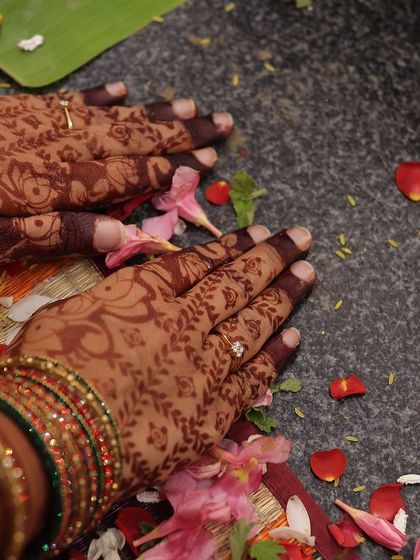 Lotus Mehendi Arts - Bridal & Occasion Mehendi The Signature Dark Stain photo 56