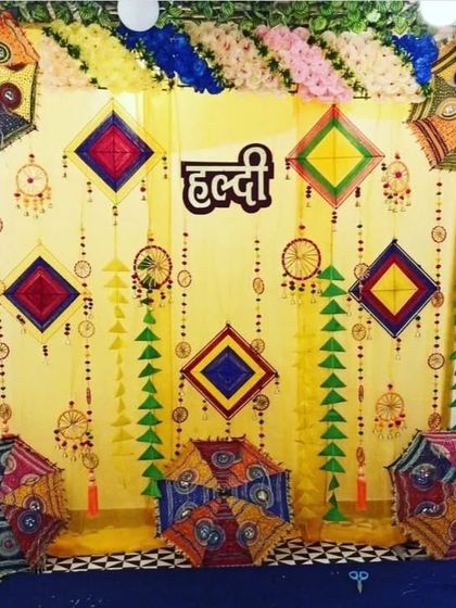 Shanaya Decorations - All-Inclusive Ceremony Packages (Haldi & Mehendi) Haldi Ceremony Backdrops photo 29