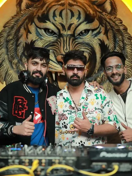 The Monday night crew at Badmaash.