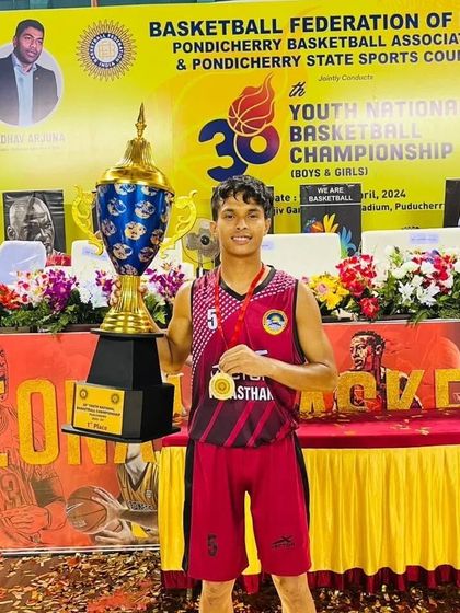 A different angle of our Youth National Champion. He earned every bit of this success.