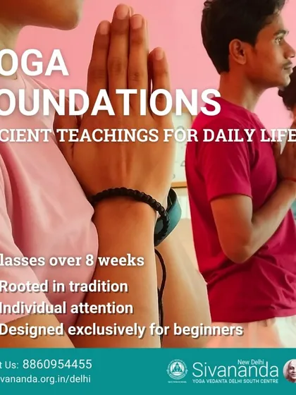 Our Yoga Foundations course is rooted in tradition and designed for beginners. We provide individual attention in small groups to help you build confidence for a lifelong practice.