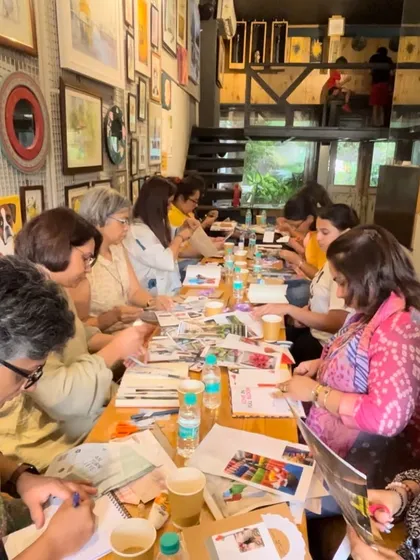My trip to Chandigarh for a workshop was so special. It was a chance to connect with amazing people, share our creativity, and make beautiful memories. Thank you for being a part of my journey.