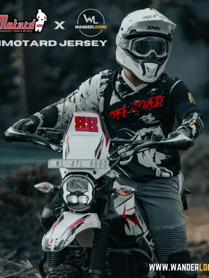 Gearing up for an adventure. We've partnered with Wanderlooms to create custom riding jerseys that are perfect for our off-road tours and dirt days.