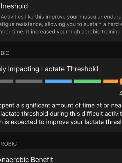 This workout had a significant impact on my lactate threshold. These are the sessions that make you faster and more resilient to fatigue.