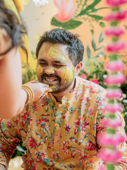 The Tales of Tradition - Wedding Planning & Design Sun-Kissed Haldi Ceremonies photo 63