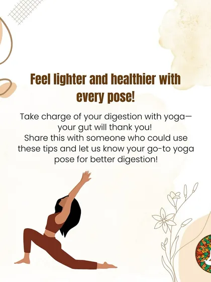 Feel lighter and healthier with every pose. Taking charge of your digestion with yoga is a natural and effective way to support your overall well-being. Your gut will thank you.