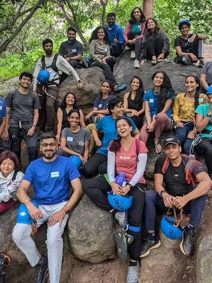 The heart of BCI is our community. This is a snapshot from our all women led introductory workshop, filled with laughter, support, and new climbers discovering their strength. We believe climbing is for everyone, and this picture says it all.