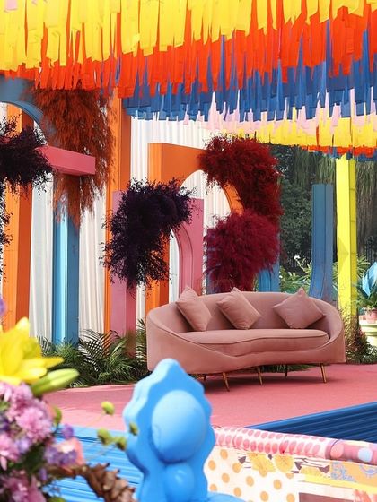 Vibrant Haldi & Mehendi photo 90