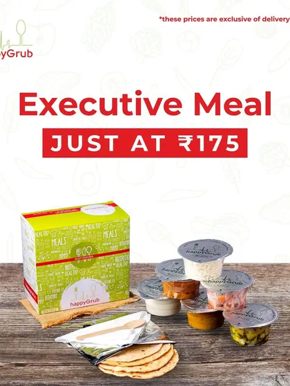 For those with a bigger appetite, our Executive Meal at ₹175 provides an even heartier portion with extra dishes, ensuring you're fully fueled for the day.