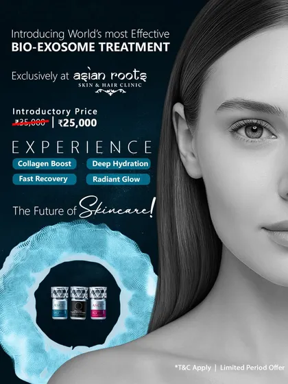 I am excited to introduce Bio-Exosome Therapy, the future of regenerative skincare. This advanced treatment uses nano-sized messengers to boost collagen, provide deep hydration, and promote a radiant glow with faster recovery times, exclusively available at my clinic.